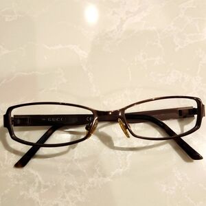 Lovely GUCCI Brown Jeweled Eyeglasses Frame GG2769 / STRASS Made Italy 51-17-135